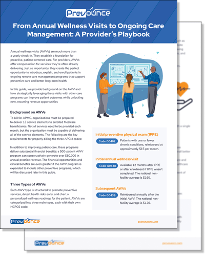 AWV Comprehensive Care Guide Preview