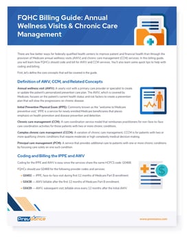 FQHC Billing Guide: Annual Wellness Visits & Chronic Care Management