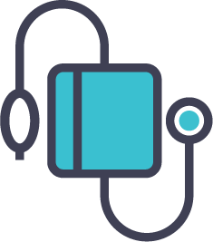 Remote patient monitoring icon