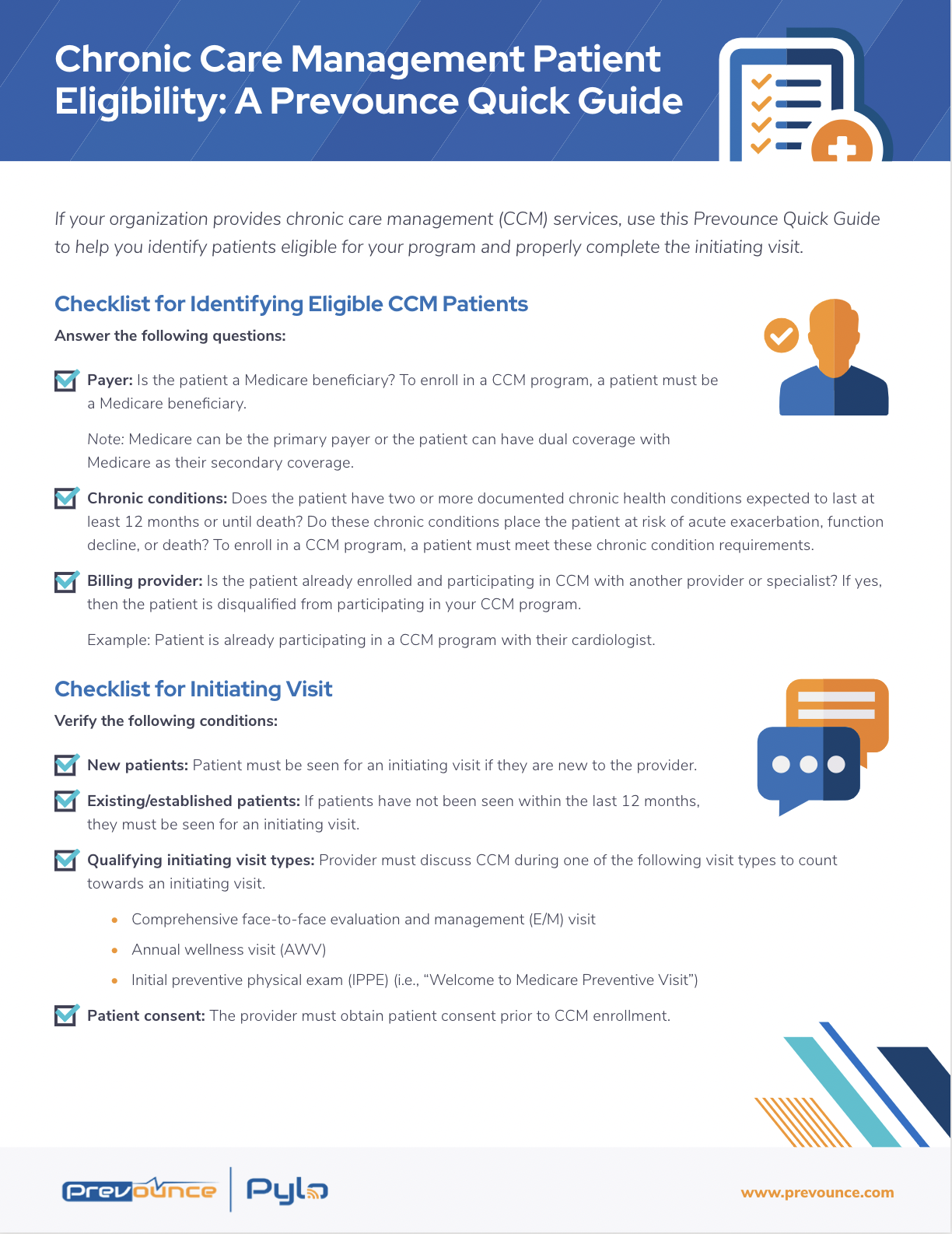 Chronic Care Management Patient Eligibility Guide | Prevounce